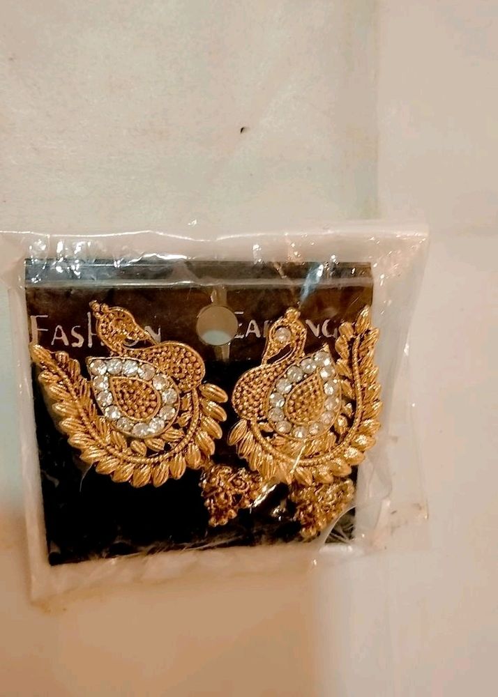 Beautiful Earrings Tops Jhumka For Weding Partywea