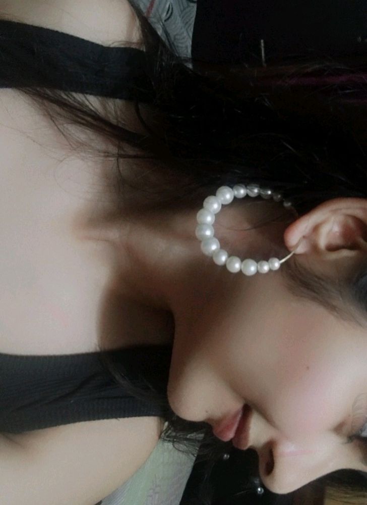 White Pearl Earrings