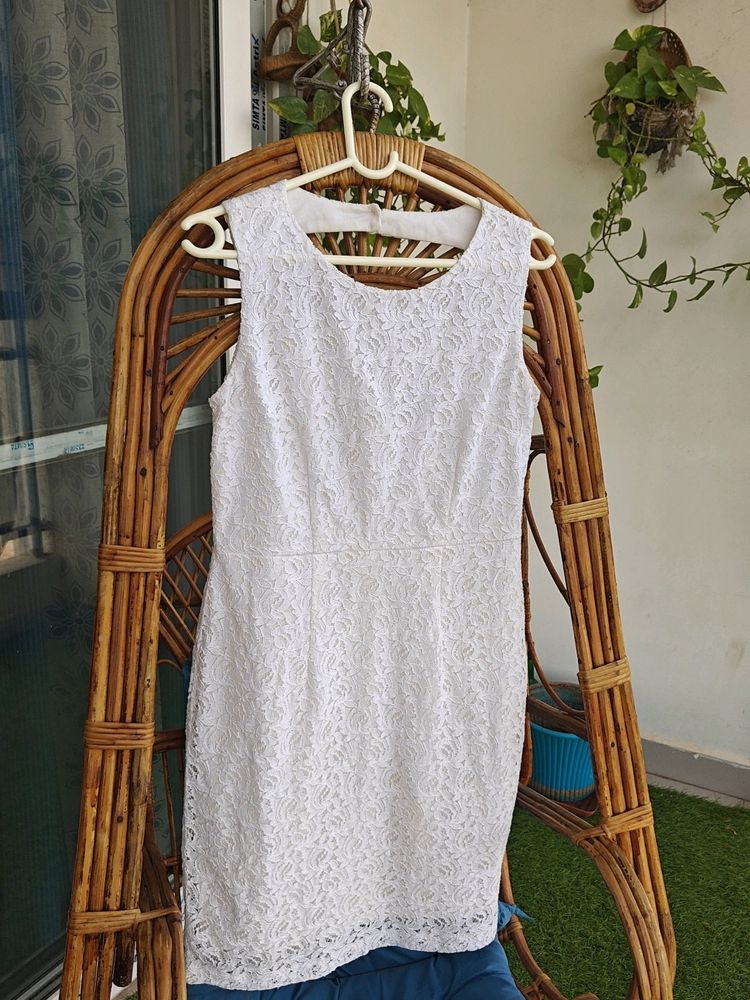 Van Heusen White Party Dress