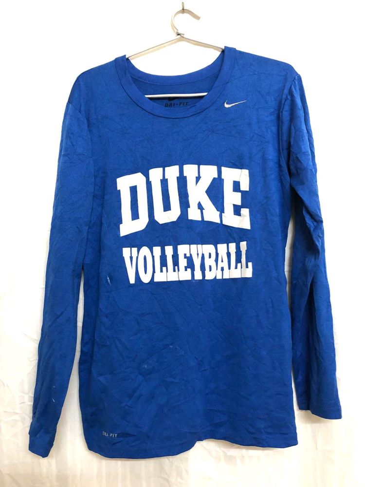 Nike Blue Long Sleeve T Shirt