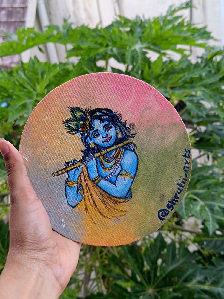 Krishna Canvas Painting