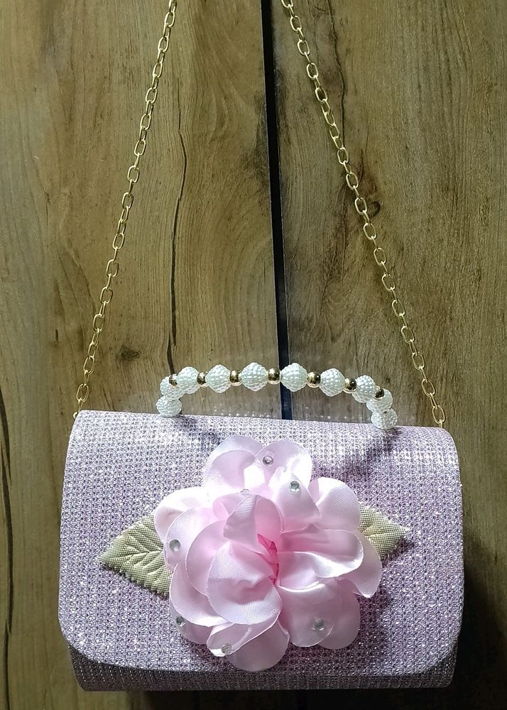 Faith Enterprises Casual Pink Clutch