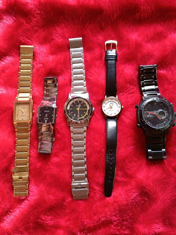 Pack Of 5 Watches. FREE 2 SUNGLASSES