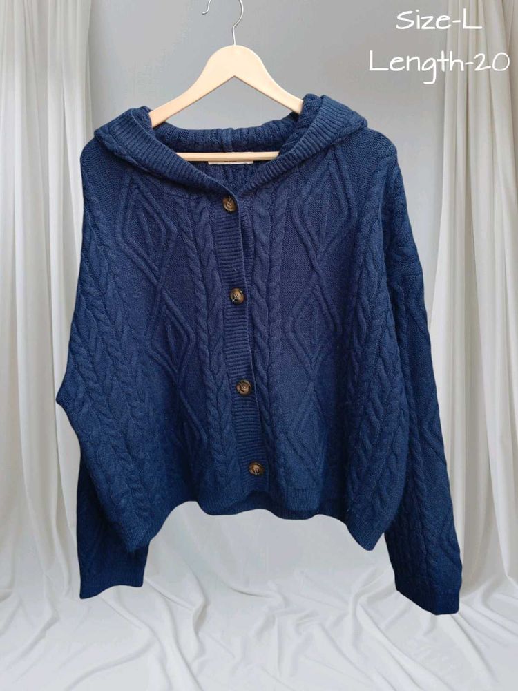 Navyblue Hooded Sweater