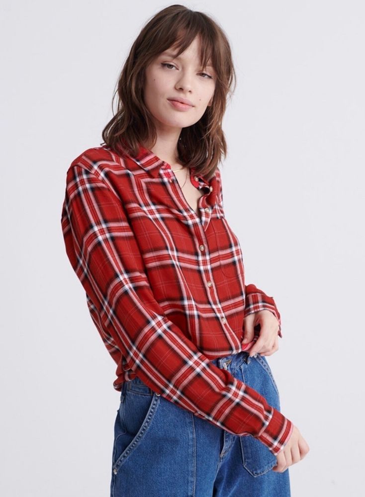 SUPERDRY Checkered Tailored Fit Shirt