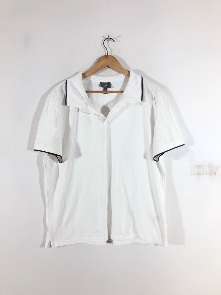 White Casual T-Shirt(Men’s)