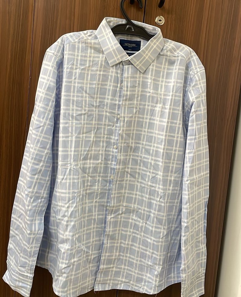 New Sky Blue Formal Shirt