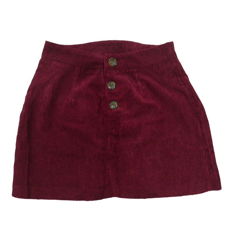 Brand New y2k Burgundy Ribbed Skirt