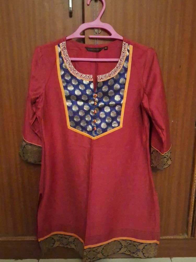 Purple Rangmanch Kurta