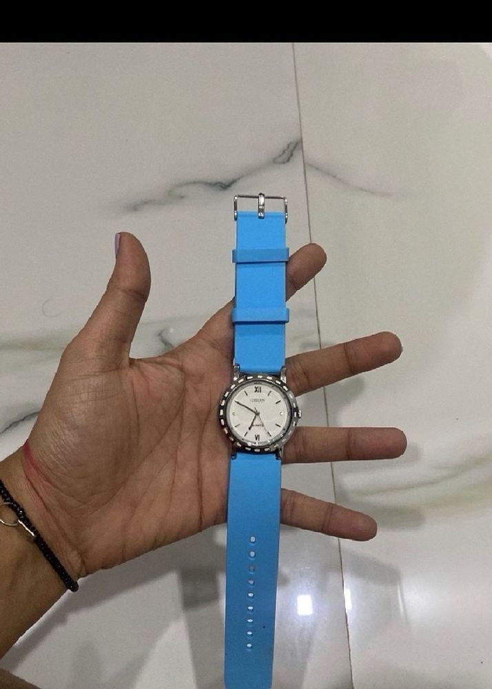 Amazing Blue Belt Watch