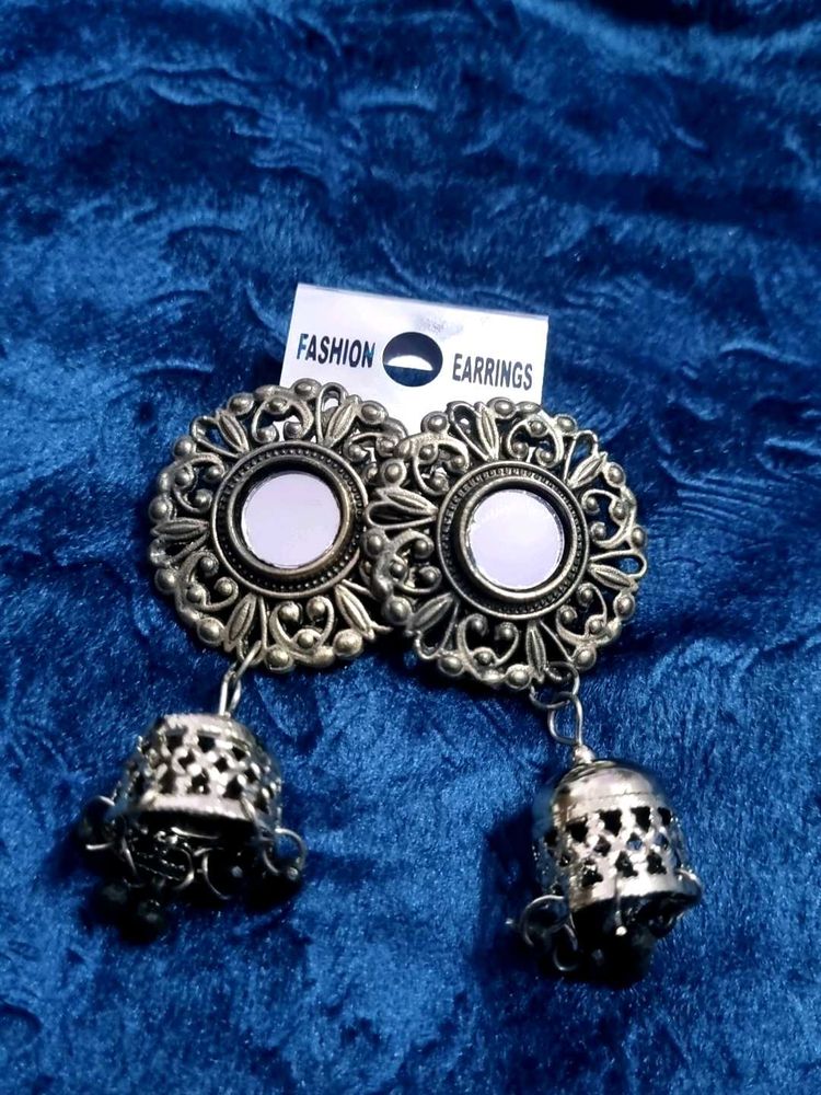 Oxidized Earrings