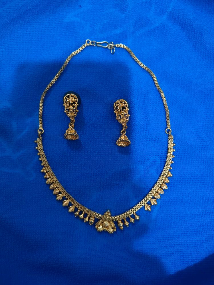 Gold Plated Necklace Set