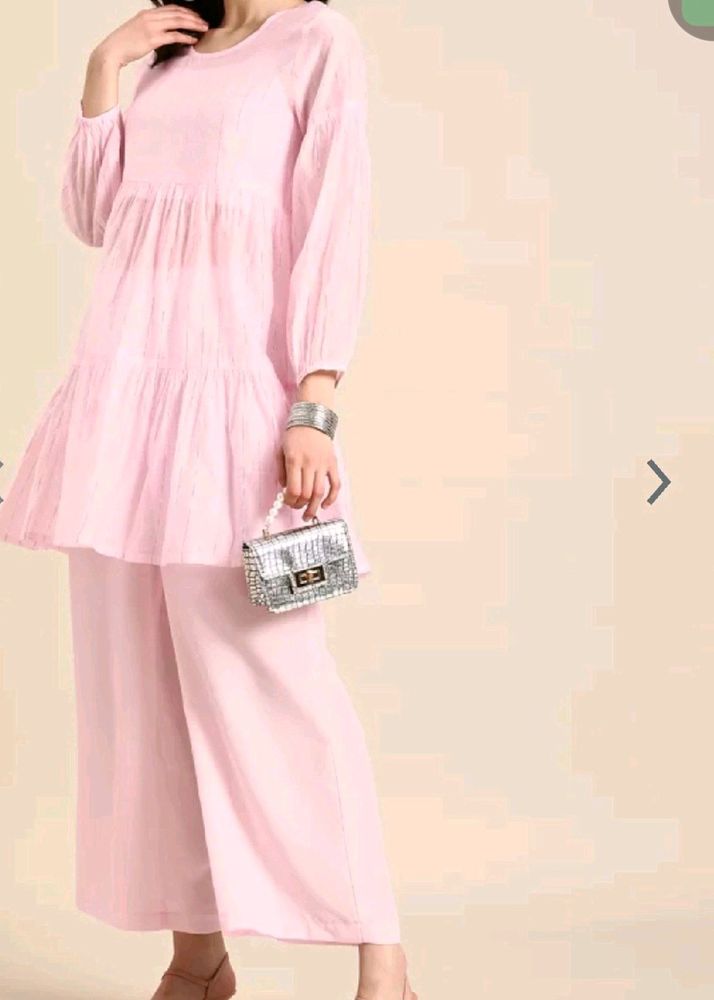 Pink Kurta Set