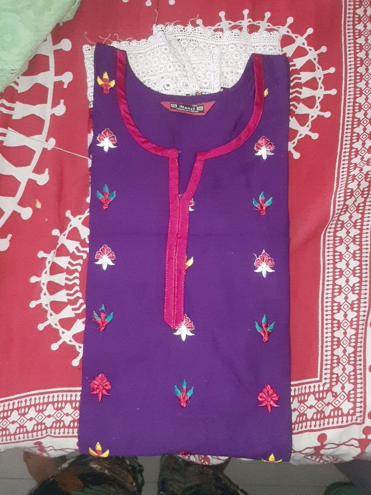 Purple Kurta