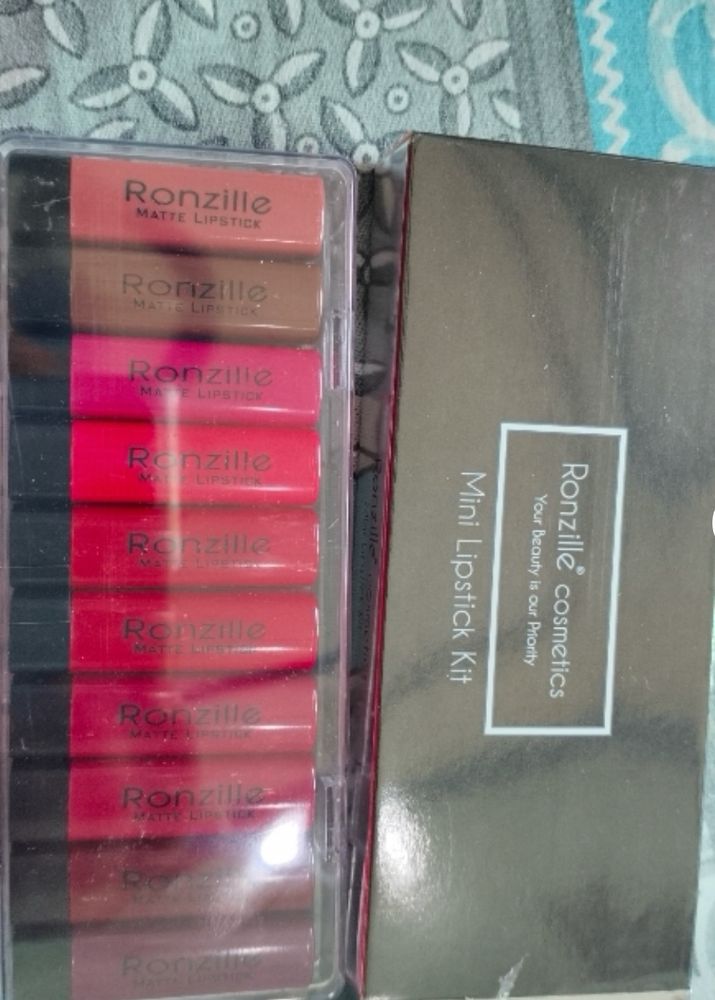 Ronzille Matte Lipsticks Set Of 10