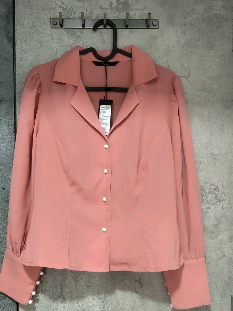 Peach Vero Moda Formal Shirt 🌸