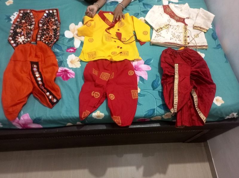 3 Combo For Baby Boy Festival Clothes