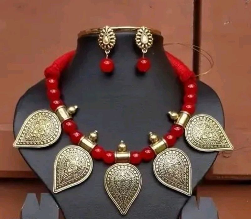 Handmade Oxidised Jewelry Set