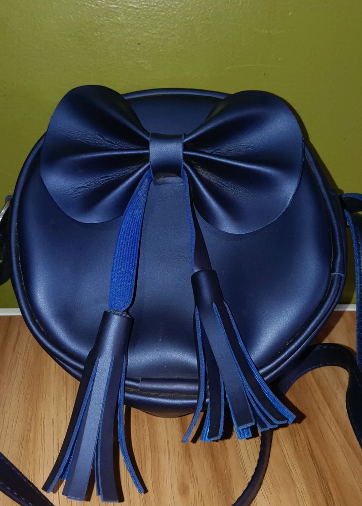 Coquette Navy Blue Crossbody Bag