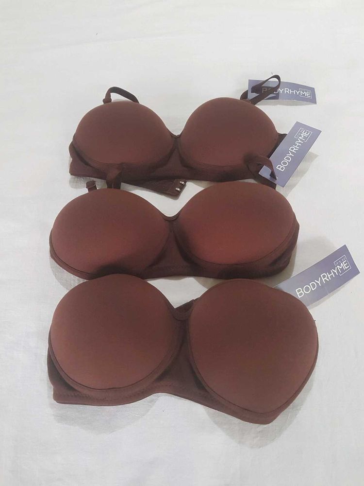 Premium Padded Bras in Size 32 (Set Of 3)