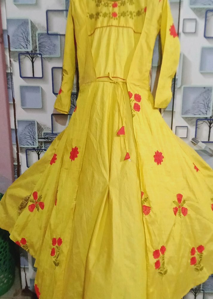 Lemon Long Gown