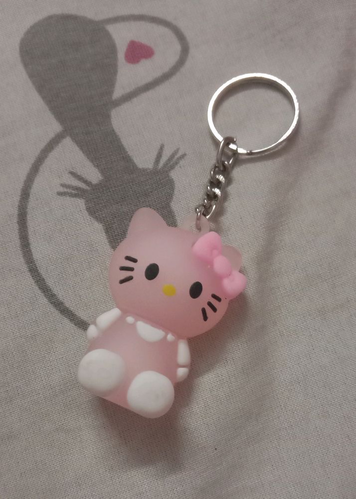 Hello Kitty Keychain Cute Pinteresty Aesthetic