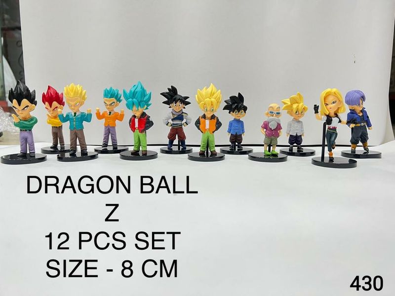 Anime Dragon Ball Z 12 Pcs Small Miniature Set