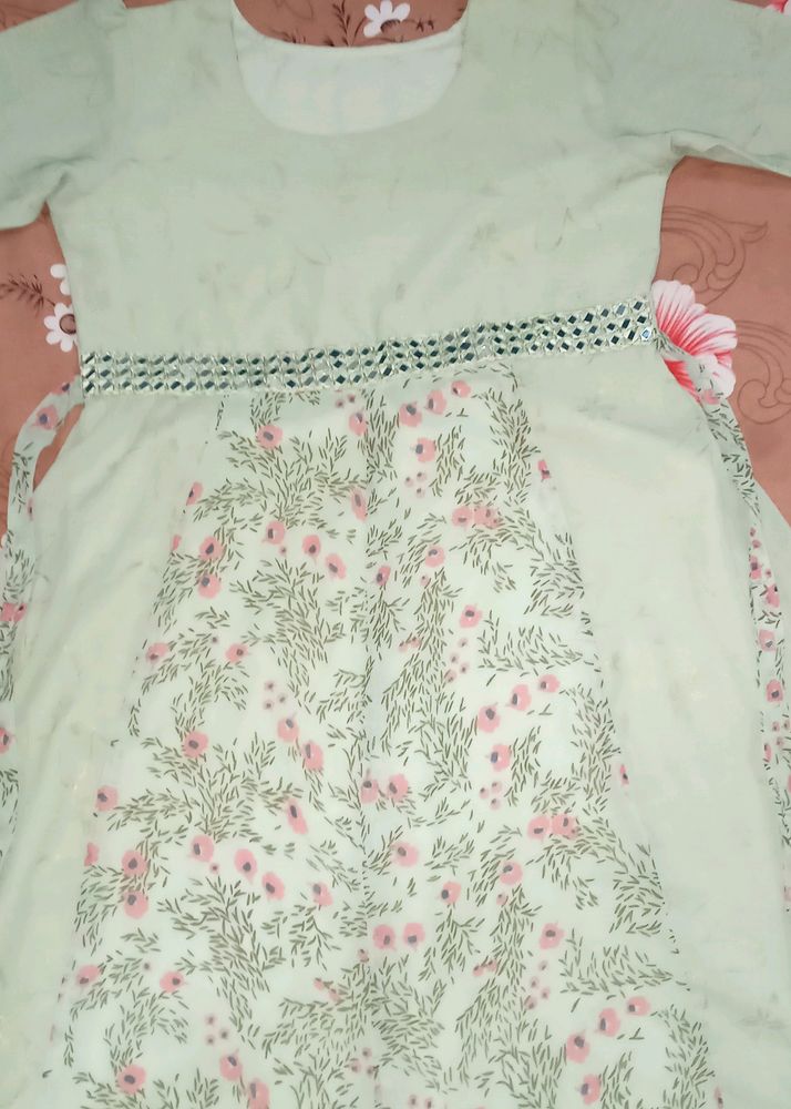 Girls/Women Dress (Green)