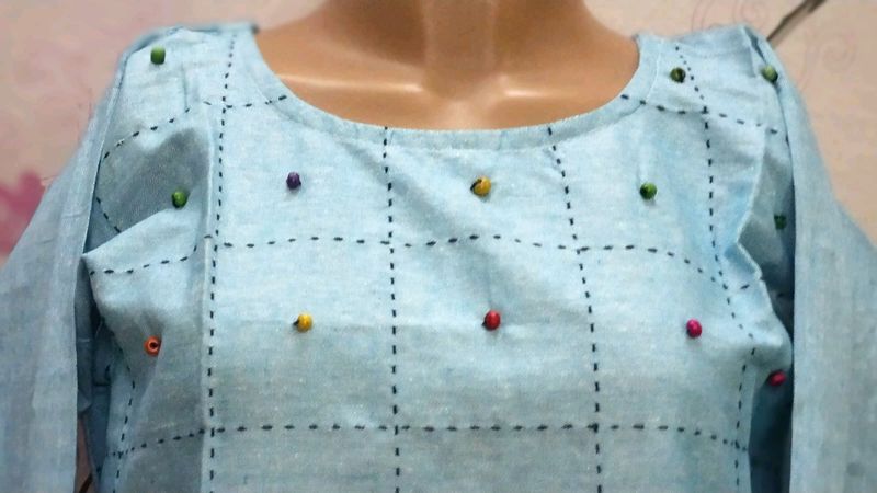 Kurti Beads 1 piece work embroidery designer fanc