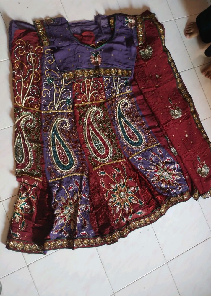 Wedding Saree Cum Lehenga