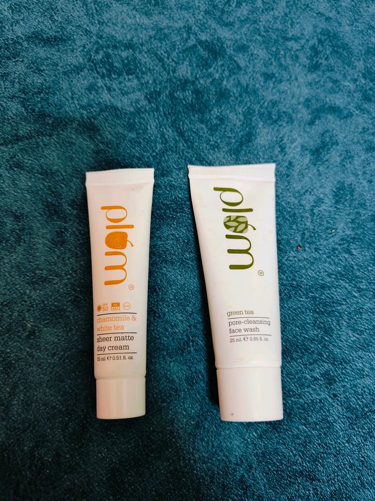 PLUM 50 SPF SUNSCREEN+FACEWASH