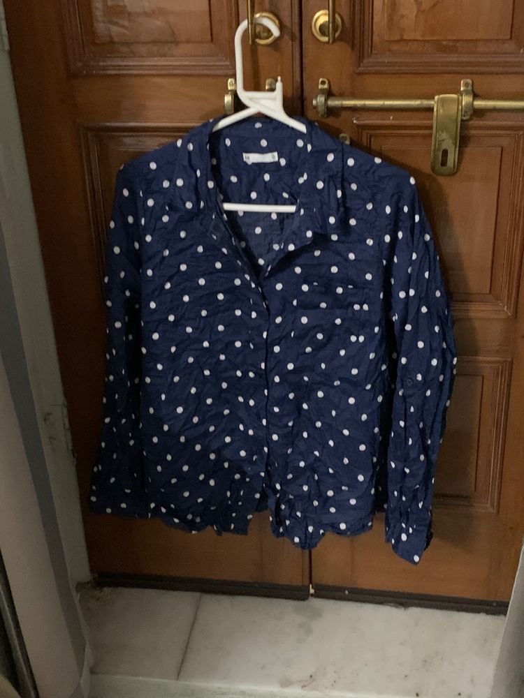 Price Drop💙Polka Dots Shirt