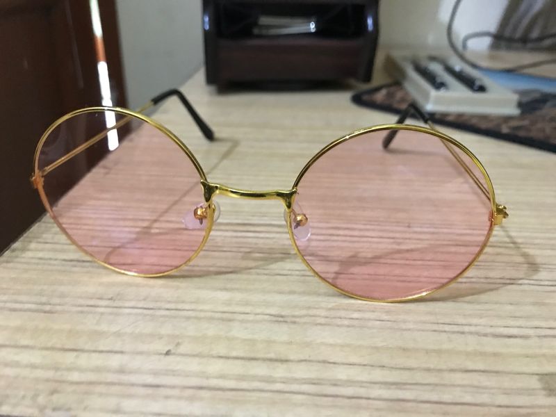 Pink Retro Sunglasses