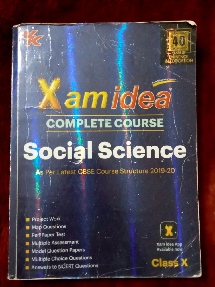 Social Science Xam Idea For Class 10th