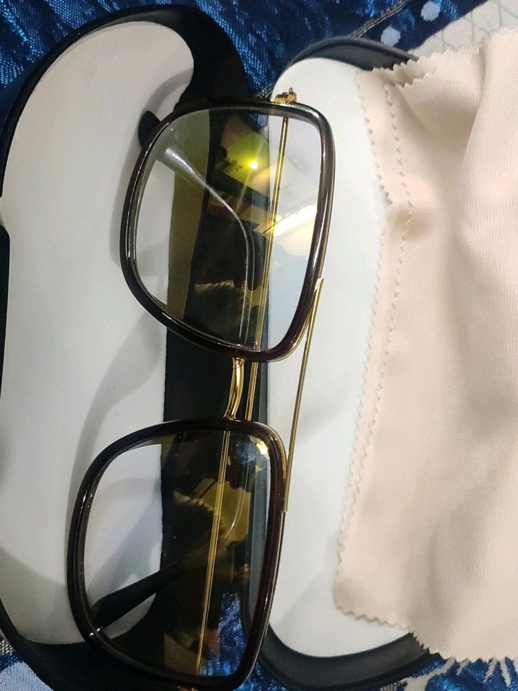 Tony Stark Golden Lens Goggles