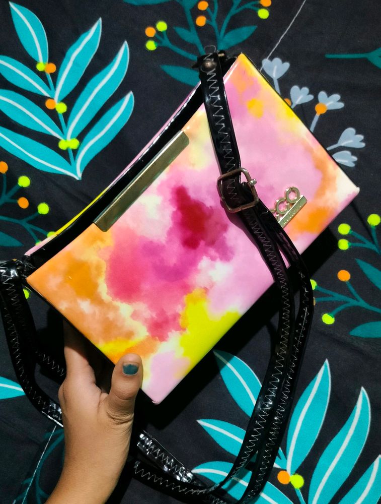 Hand-held Multicolour Bag