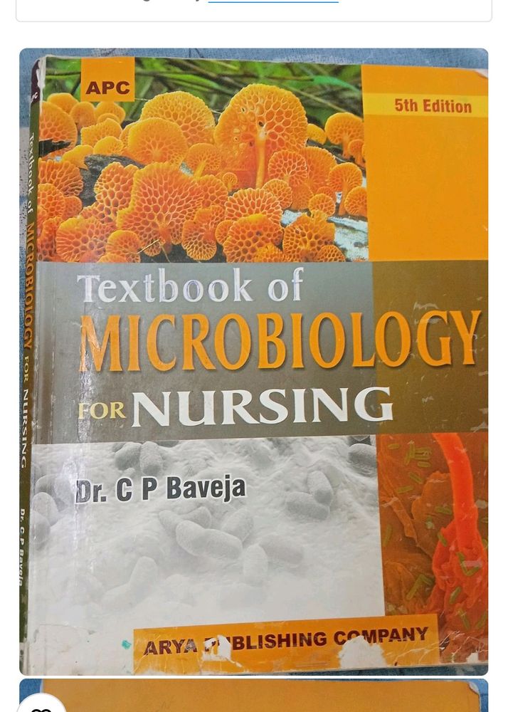 Textbook of Microbiology For Nursing