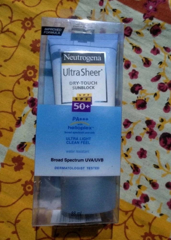 Neutrogena sunscreen 88ml full size