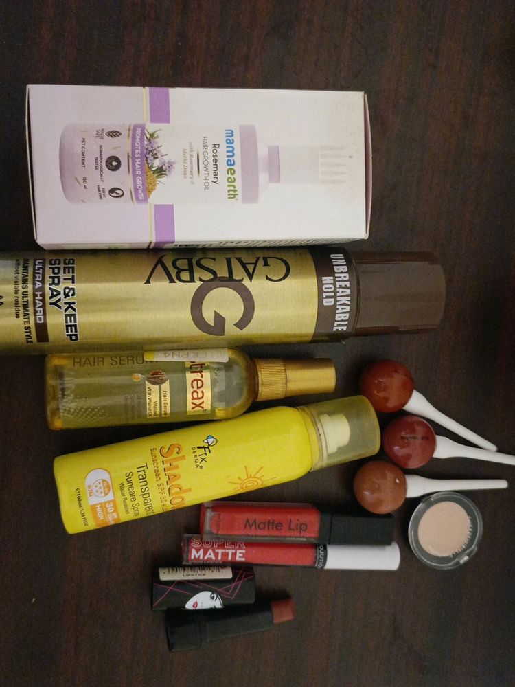 Haircare And Makeup Items