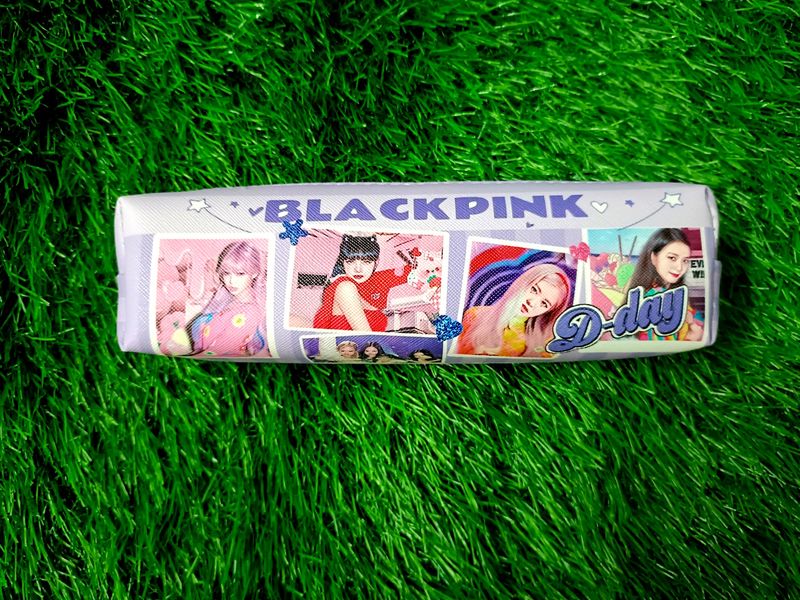 Black Pink Pencil Pouch