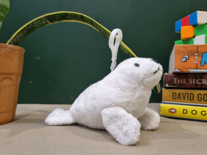 White Fur Seal Plush Toy