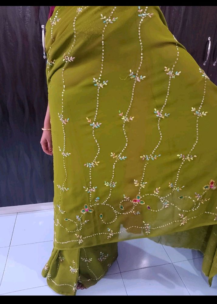 (3) Wedding Saree With Blouse