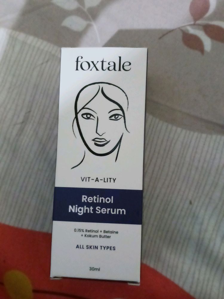 Foxtale Retinol Night Serum