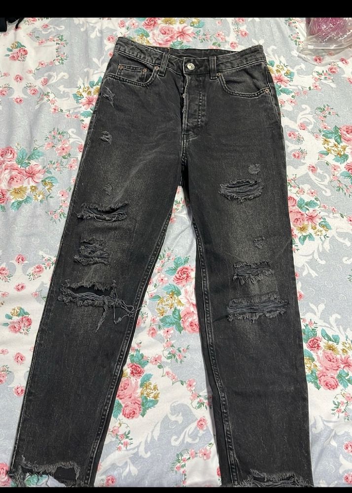 H&M Slim Fit Distressed Jeans