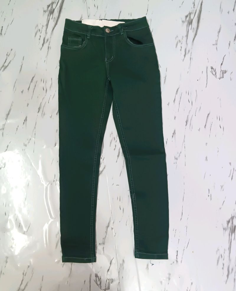 Jeans Size 30 Dark Green For Women