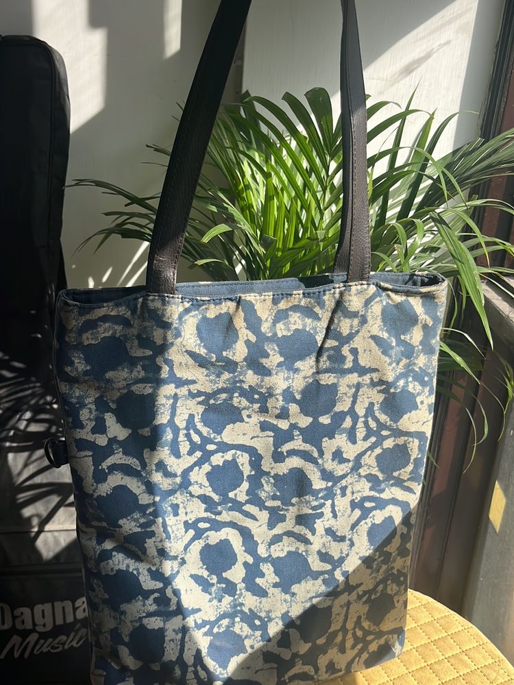 ETHNIC PRINT TOTE BAG