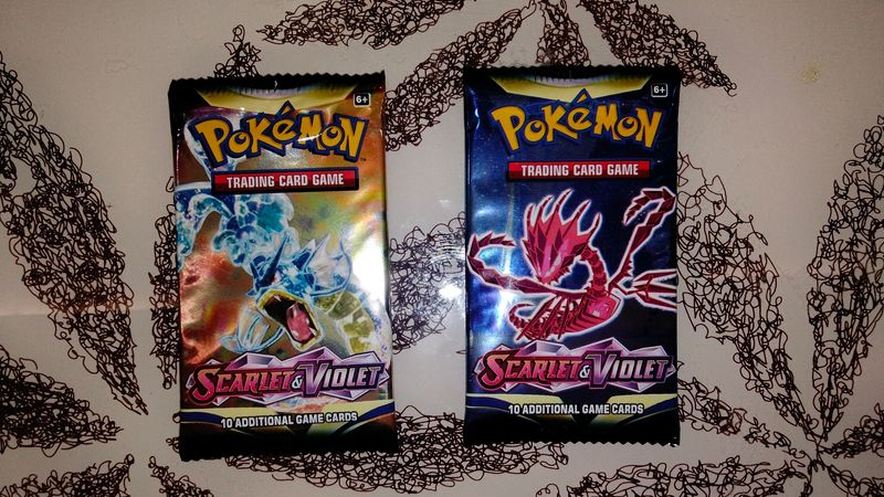 Scarlet And Violet Pokemon Booster Pack Set Of 2