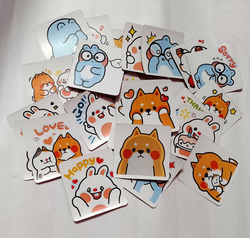 Dudu Bubu Sticker Pack of 24 Stickers