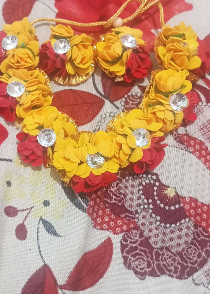 Haldi Function Jewellery Set