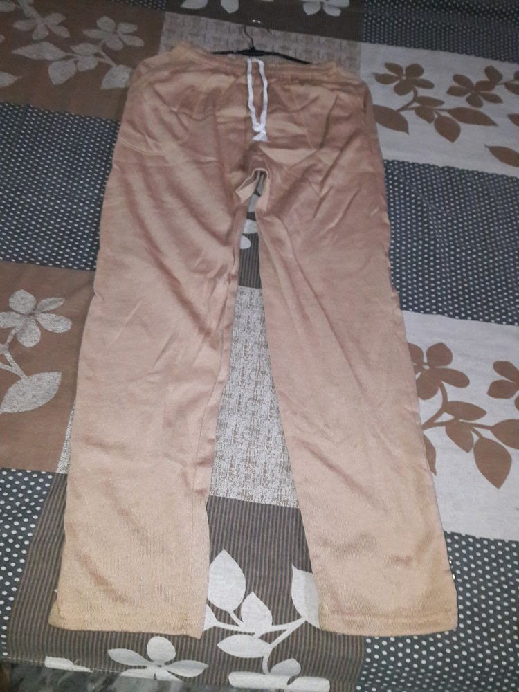 Nude Trouser Winter Pocket With Buttons